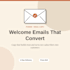 write a welcome email that builds trust and drives sales