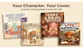 design a cozy bold coloring book cover for amazon kdp