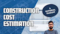 do construction cost estimation, material take off, quantity takeoff on bluebeam