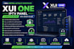 install xui one panel, fully configured xui one panel, full and complete xui one