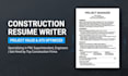write ats construction resume for project manager and engineering roles