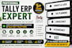 do professional bookkeeping and accounting in tally erp