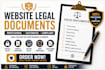 draft privacy policy terms conditions refund policy gdpr and disclaimer