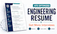 write an ats friendly engineering resume and cover letter
