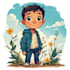 create cartoon kids book illustrations