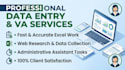 do professional data entry, excel data entry