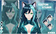 design live2d vtuber model live2d illusration anime character character design