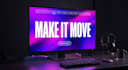 design a modern animated website with motion hero sections