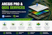 do gis mapping, spatial analysis, arcgis pro and qgis