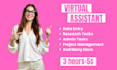 be your reliable, creative and long term virtual assistant