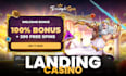 do game, sport, bet, slots, igaming landing page