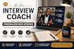 be your interview coach and conduct a personalized mock interview