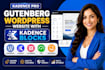 design fast gutenberg kadence wordpress website with kadence blocks kadence pro
