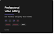 edit your video or content