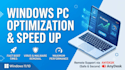 speed up, optimize and tune up your slow windows PC