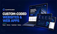 build a custom coded website or web application