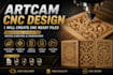 create professional artcam cnc ready designs