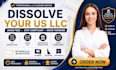 us llc dissolution or close corporation and cancel ein in any states
