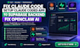 fix claude code setup claude coded app to supabase backend fix openclaw ai