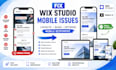 fix wix studio mobile issues layout bugs optimize wix website mobile responsive