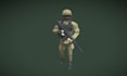 create a 3d low poly rigged and animated game character low poly assets