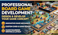 develop your board game with mechanics, card game and rulebook design