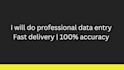 do data entry, copy paste, web research and canva design