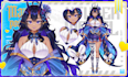 design vtuber avatar 2d vtuber live2d model character design live2d vtube studio
