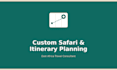 create a custom travel itinerary and trip plan