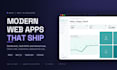 develop a modern web app with react and next js