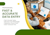 do accurate data entry and administrative support tasks