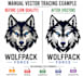 manually vector trace, redraw logo to vector