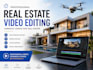 edit real estate video walkthrough for property listing