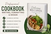 do cookbook writing, cookbook formatting and cookbook design