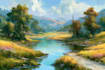custom landscape oil painting