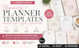 create wedding planner templates, event planner, journal, canva design