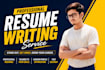 write a professional resume, CV, cover letter and linkedin profile