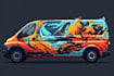 make attractive car wrap design and vehicle wrap design