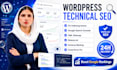 do wordpress technical SEO and fix indexing issue