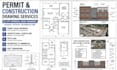 draft permit drawing for construction plan city permit plan
