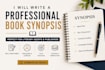 write a professional synopsis for authors and publishers