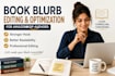 edit and optimize your amazon KDP book blurb