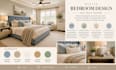 create an interior design mood board with shopping list