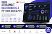 build custom streamlit dashboards and python web apps