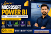 teach microsoft power bi, dax, power query, dashboards and real projects
