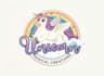 design high quality unicorn logo with free source file