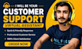 provide virtual customer support for startups agencies and businesses