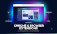 build a custom chrome extension, browser extension with ai