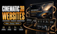 build a cinematic 3d animated website