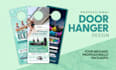 design a professional door hanger